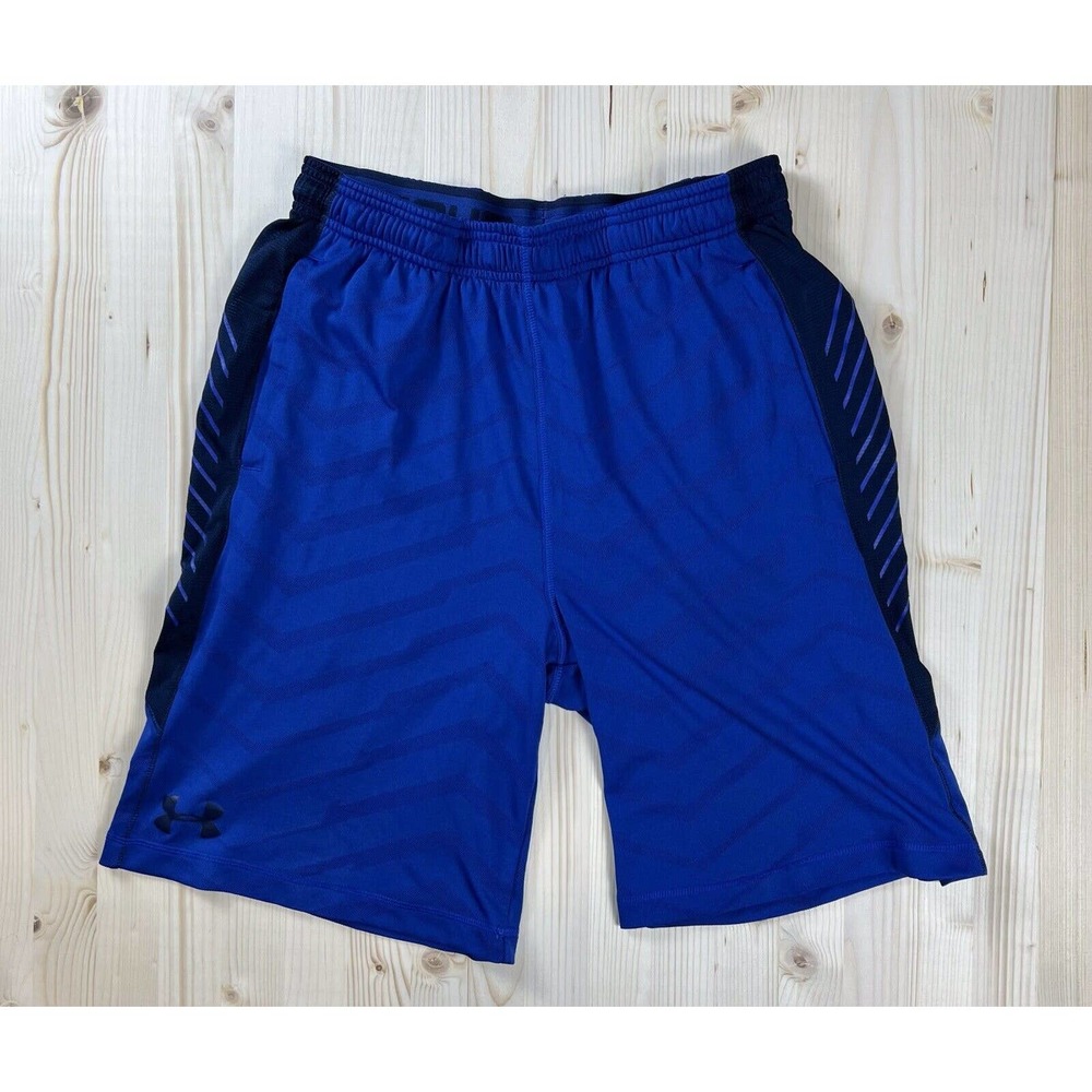 Under Armour Mens Blue 9.5" UA Raid Exo Training Basketball Gym Shorts Medium
